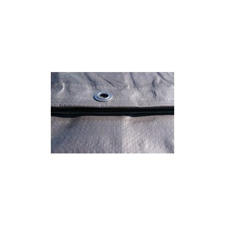 Professzionális, vízálló ezüst színű 10 x 12 méteres takaróponyva (100 gramm/négyzetméter)