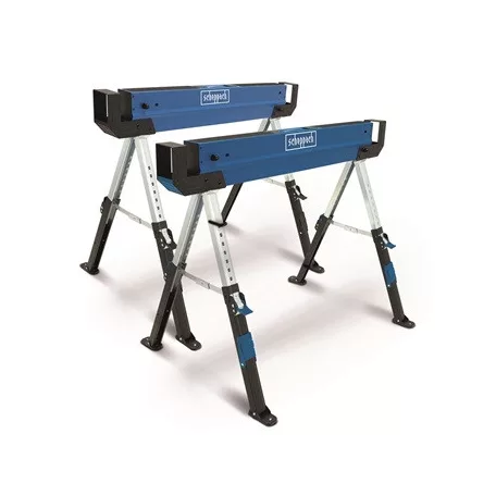 Scheppach MWB 600 Összecsukható nagy teherbírású bak 600 kg (2 db-os kiszerelés) 5907109852