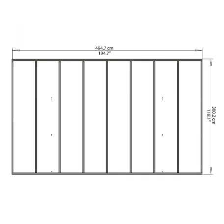 Palram Arizona Wave 5000 fedett kocsibeálló