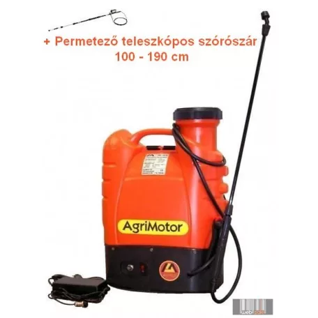 Agrimotor SX-15D Akkumulátoros háti permetező DUPLA szett