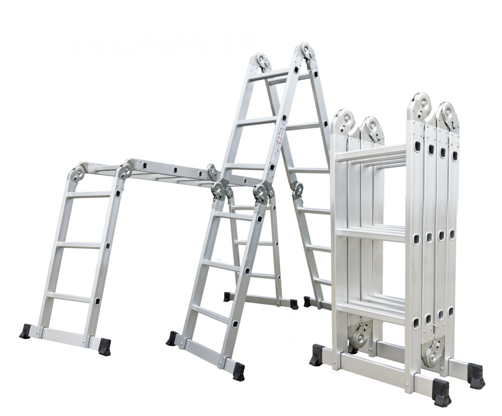 Image of GA-G21-SZ 4x3-3, 7M többfunkciós létra, alumínium