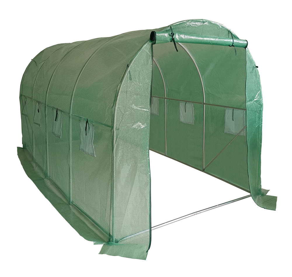 Image of 200 x 400 x 200 cm, fóliasátor, zöld