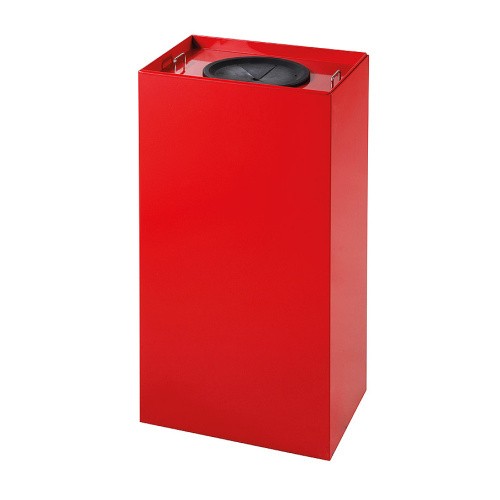 Image of 100 l szelktív hulladékgyűjtő - piros 4345-6