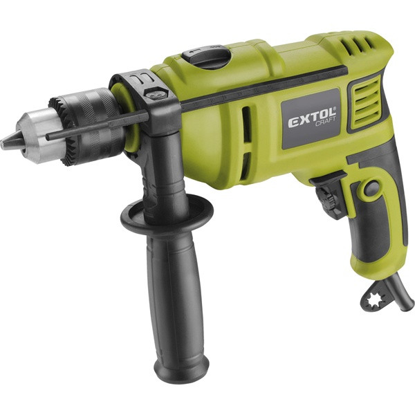 Image of EXTOL 401163 ütvefúrógép 550W; kulcsos tokmány, max. 13mm, 0-3000 ford/perc, papír doboz