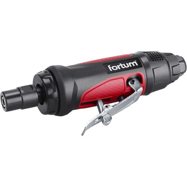 Image of FORTUM 4795030 pneumatikus furatköszörű, 1/4"; (6 és 3 mm befogás), 25.000 1/min, 120l/min, 6,3 Bar, 1/4" tömlőcsatlakozó, 0,4 kg