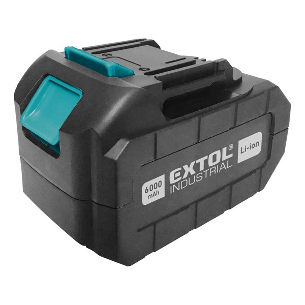Image of EXTOL 8791115B6 tartalék akku Li-ion, 18V, 6,0 Ah, a 8791115 és 8791255 géphez