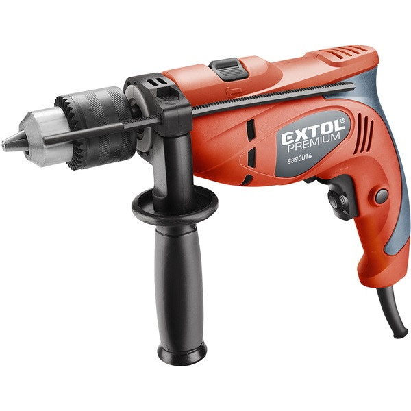 Image of EXTOL 8890014 ütvefúrógép 550W, 0-3000 ford/perc, kulcsos tokmány, 1,5-13mm, papír dobozban