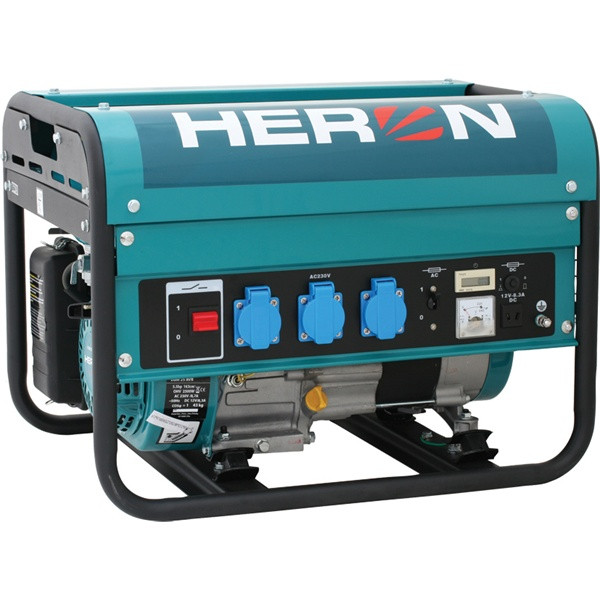Image of HERON 8896111 benzinmotoros áramfejlesztő, max 2300 VA, egyfázisú (EGM-25 AVR)