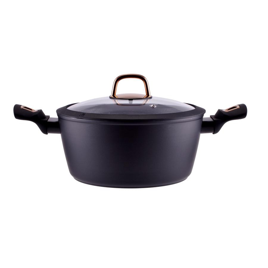 Image of Perfect Home Golden Line tapadásmentes alumínium lábas üvegfedővel 24cm, 4L, indukciós 10434