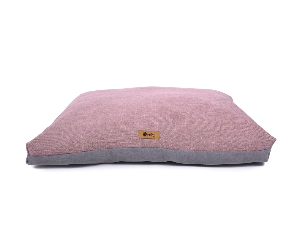Image of PETSY CONNIE poliészter kutyapárna - pink-szürke - 135 cm
